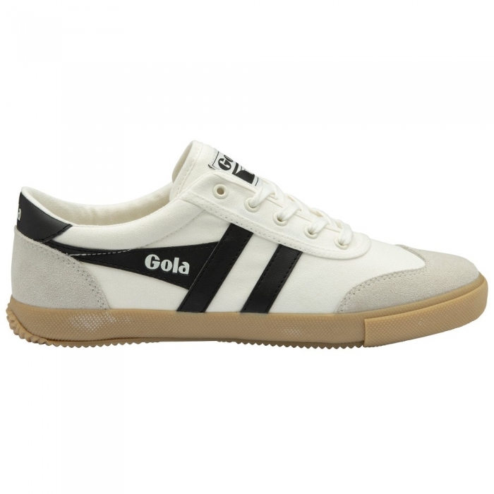 Gola Classics Men's Badminton Plimsoll Sneakers - Off White/Black/Gum