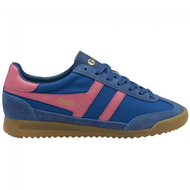 Gola Classics Women's Tornado Sneakers - Sapphire/Fluro Pink