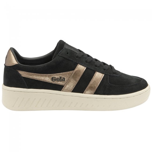 Gola Classics Women's Grandslam Flame Sneakers - Black/Copper