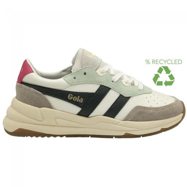 Gola Classics Women's Saturn Quadrant Sneakers - Off White/Feather Grey/Storm