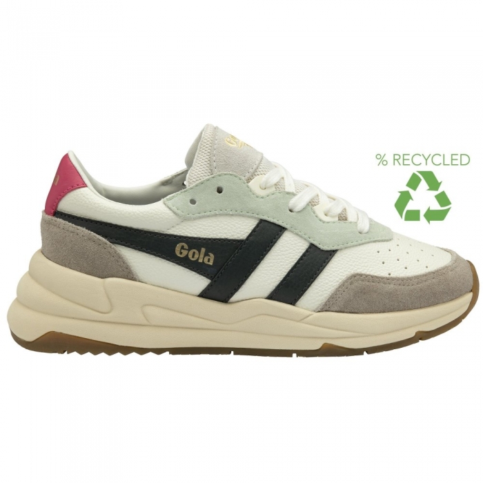 Gola Classics Women's Saturn Quadrant Sneakers - Off White/Feather Grey/Storm