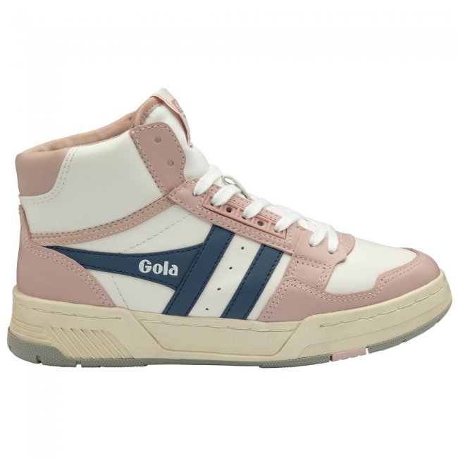 Gola Classics Women's Challenge High Sneakers - White/Chalk Pink/Moonlight