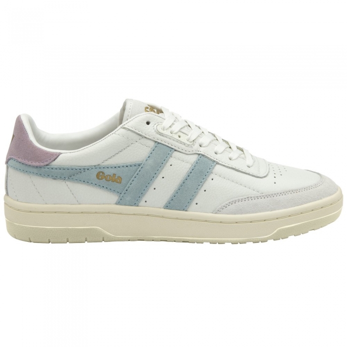 Gola Classics Women's Falcon Sneakers - White/Powder Blue/Lily