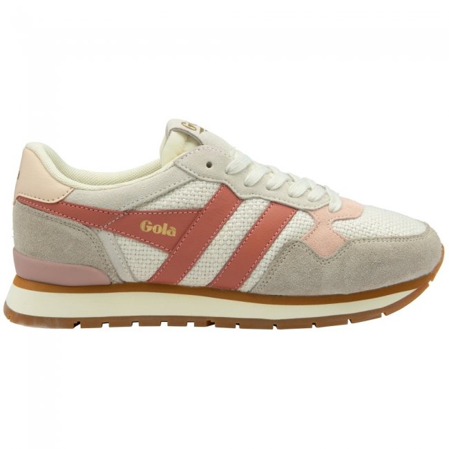 Gola Classics Women's Colorado Sneakers - Off White/Feather Grey/Clay