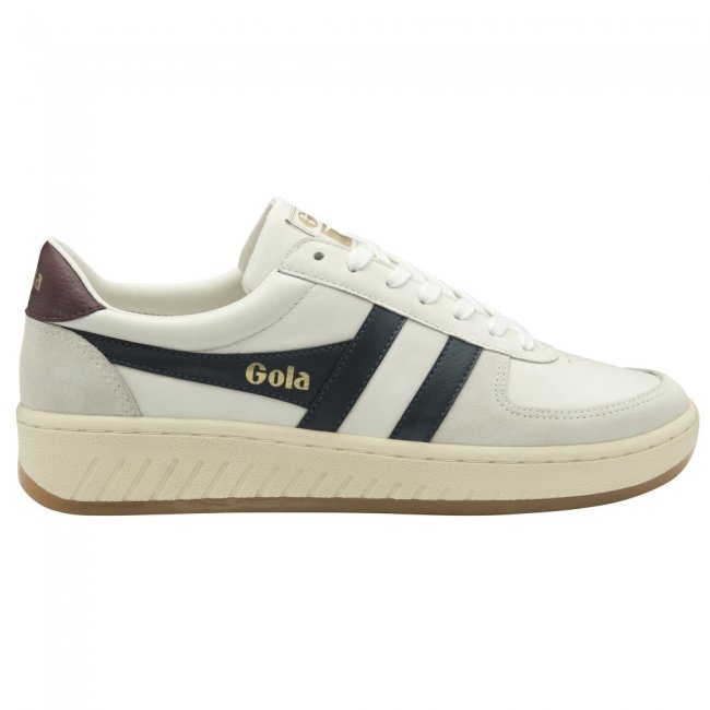 Gola Classics Men's Grandslam Classic Sneakers - White/Navy/Burgundy