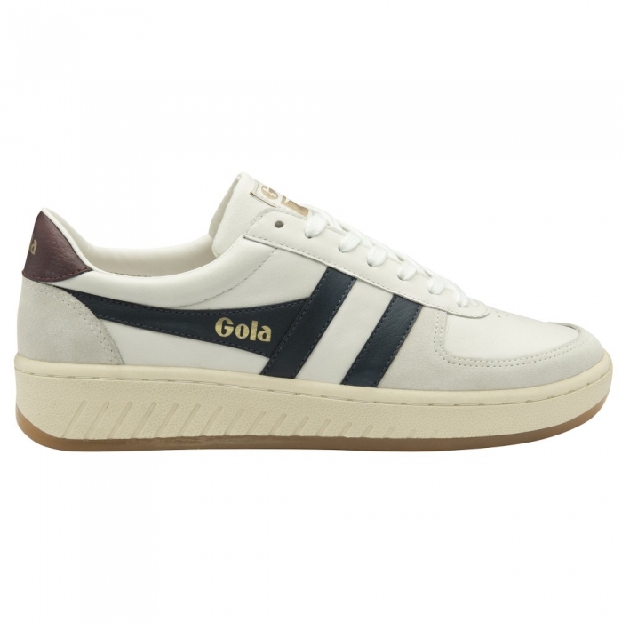 Gola Classics Men's Grandslam Classic Sneakers - White/Navy/Burgundy