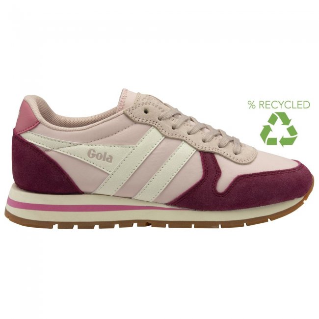 Gola Classics Women's Daytona Chute Sneakers - Rose/Cerise/Off White