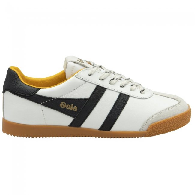 Gola Classics Men's Elan 120 Leather Sneakers - White/Black