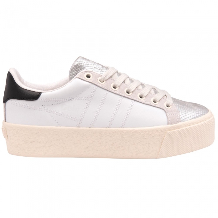 Gola Classics Women's Orchid Platform Viper - White/Silver