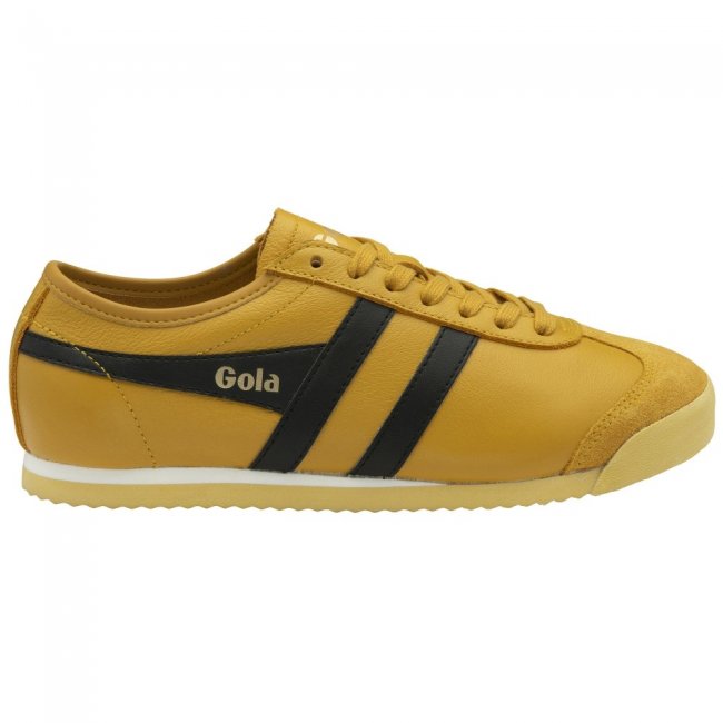 Gola Classics Women's Race Leather Sneakers - Sun/Black