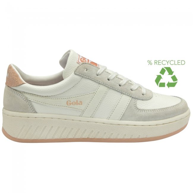 Gola Classics Women's Grandslam '88 Sneakers - White/White/Pearl Pink