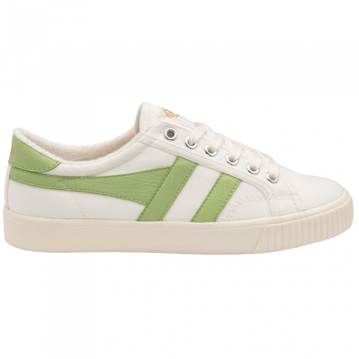 Vegan Gola Classics Women's Tennis Mark Cox Sneakers - Off White/Patina Green