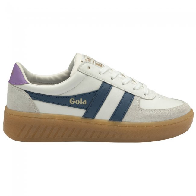Gola Classics Women's Grandslam Elite Sneakers - White/Moonlight/Lavender/Gum