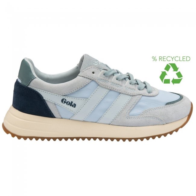 Gola Classics Women's Chicago Sneakers - Ice Blue/Ice Blue/Slate