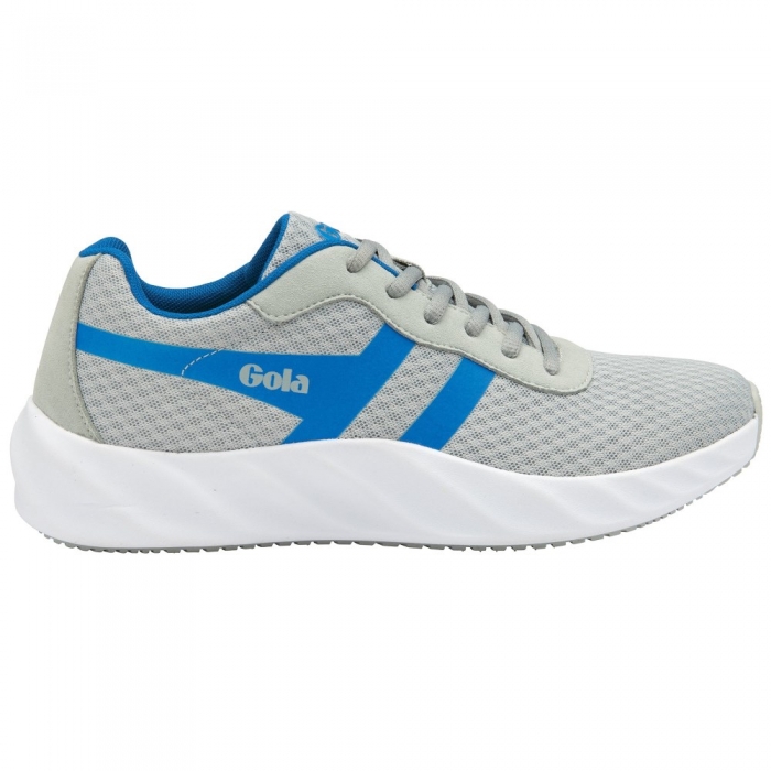 Gola Performance Men's Draken Sneakers - Light Grey/Azure Blue