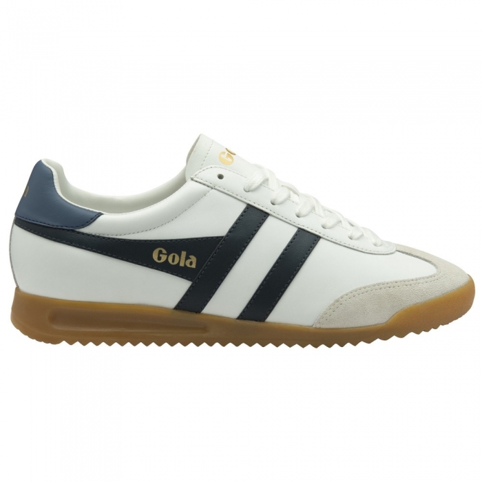 Gola Classics Men's Torpedo Leather Sneakers - White/Navy/Moonlight