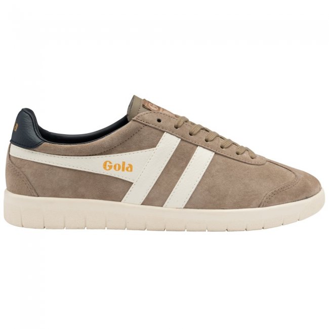 Gola Classics Men's Hurricane Suede Sneakers - Rhino/Off White/Navy