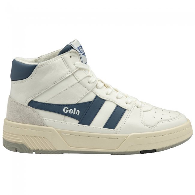 Gola Classics Women's Allcourt High Sneakers - White/Moonlight