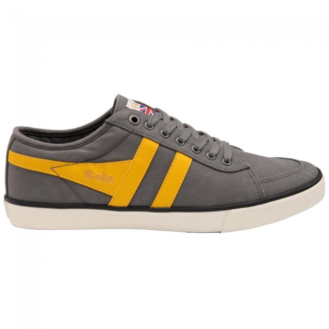 Vegan Gola Classics Men's Comet Plimsoll Sneakers - Ash/Sun/Black