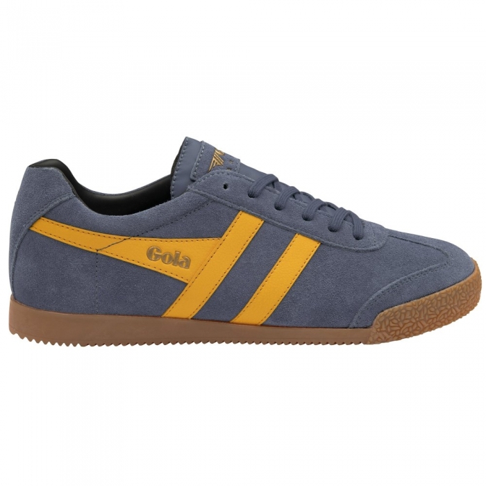Gola Classics Men's Harrier Suede Sneakers - Moonlight/Sun/Black