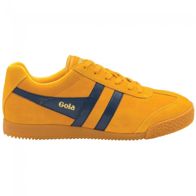 Gola Classics Men's Harrier Suede Sneakers - Sun/Navy