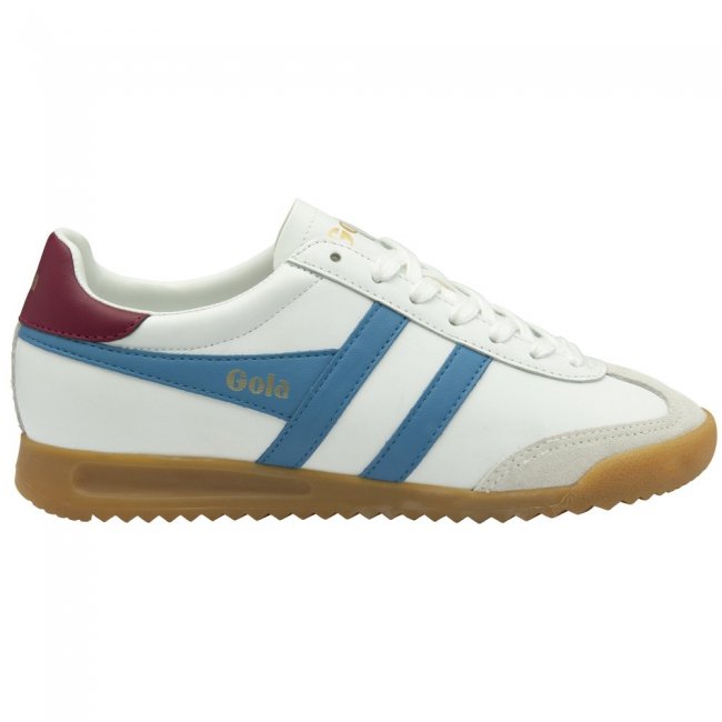 Gola Classics Women's Torpedo Leather Sneakers - White/Santorini/Cerise