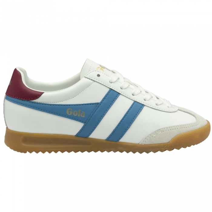 Gola Classics Women's Torpedo Leather Sneakers - White/Santorini/Cerise