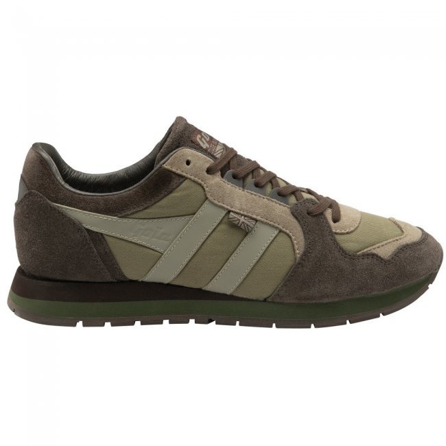 Gola Made in England - 1905 Men's Ranger Engineered Garment Sneakers - Brown/Khaki