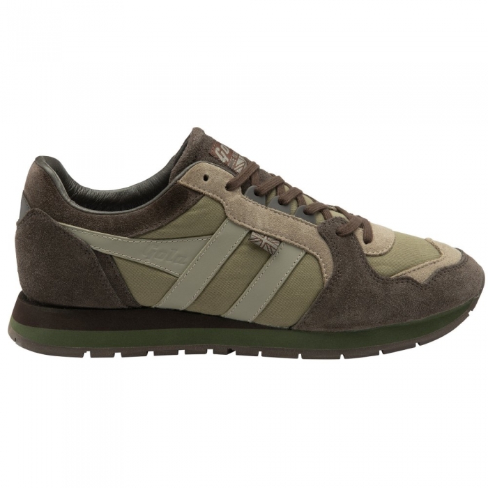Gola Made in England - 1905 Men's Ranger Engineered Garment Sneakers - Brown/Khaki