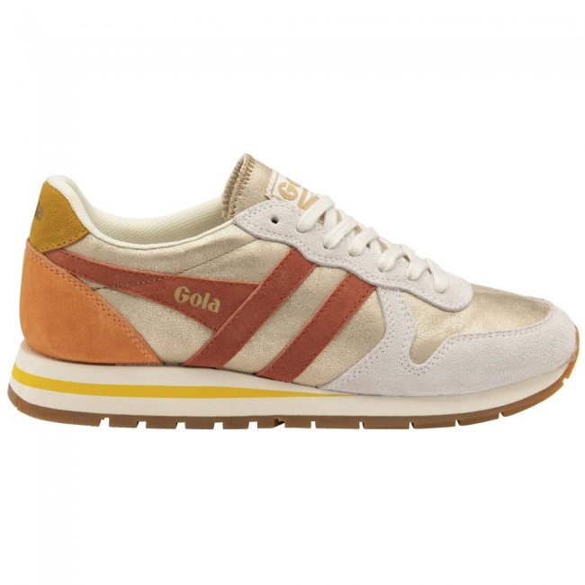Gola Classics Women's Daytona Blaze Sneakers - Gold/Orange Spice/Sun