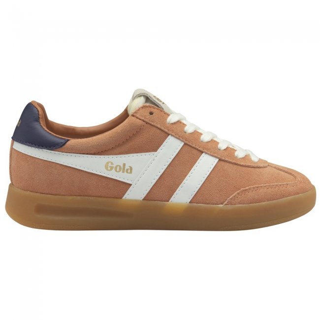 Gola Classics Women's Cyclone Sneakers - Terracotta/Off White/Plum/Gum