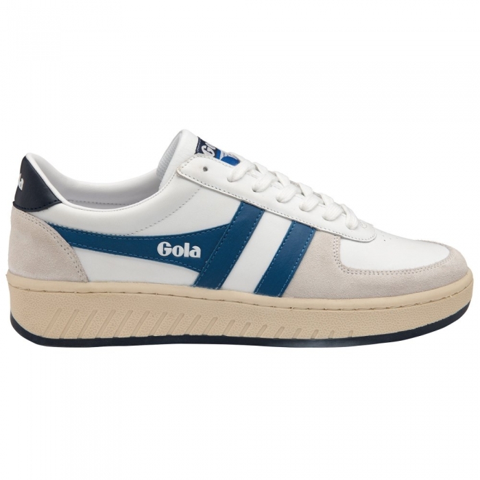Gola Classics Men's Grandslam Classic Sneakers - White/Marine Blue/Navy