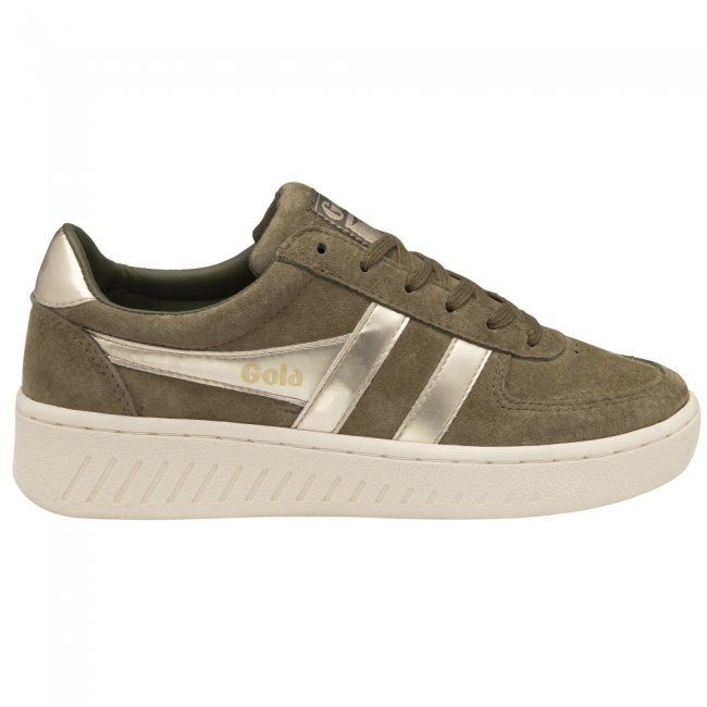 Gola Classics Women's Grandslam Pearl Sneakers - Khaki