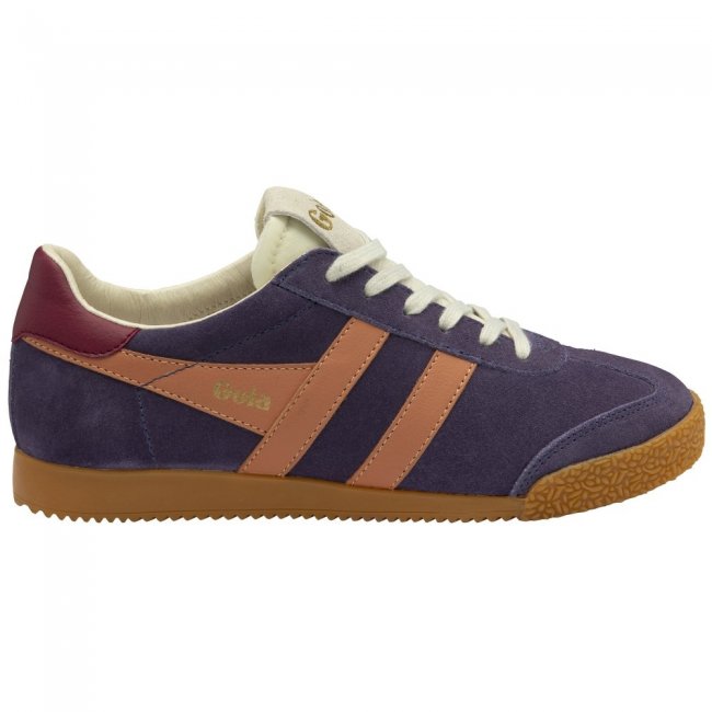 Gola Classics Women's Elan Sneakers - Plum/Terracotta/Cerise