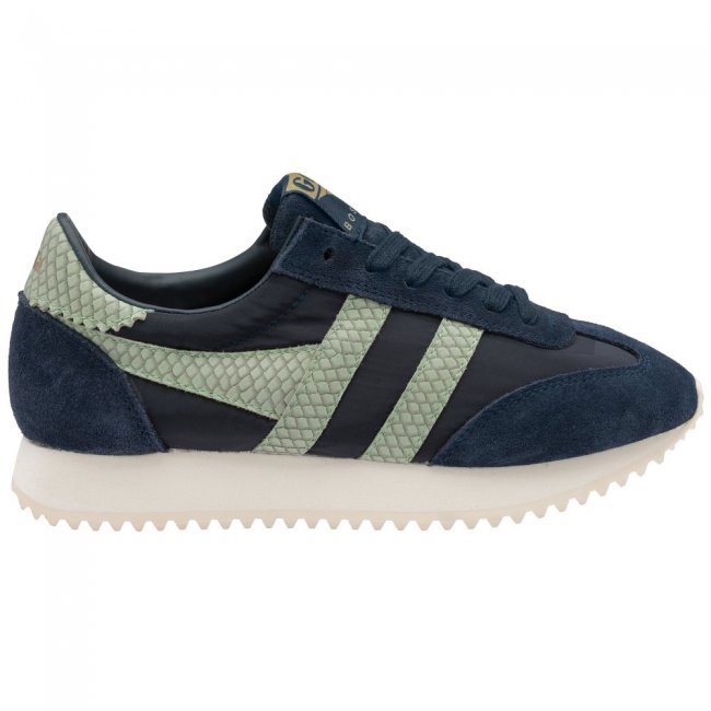 Gola Classics Women's Boston '78 Snake Sneakers - Navy/Sage