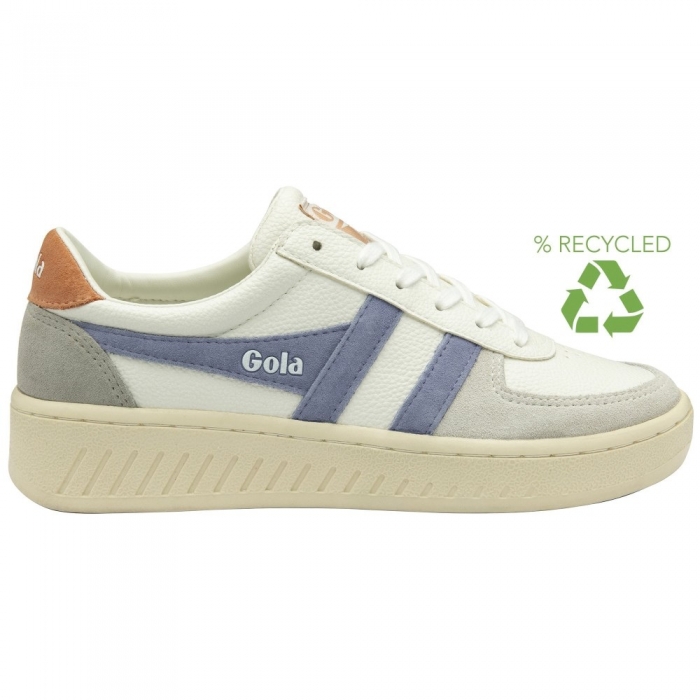 Gola Classics Women's Grandslam Trident Sneakers - White/Lavender/Terracotta