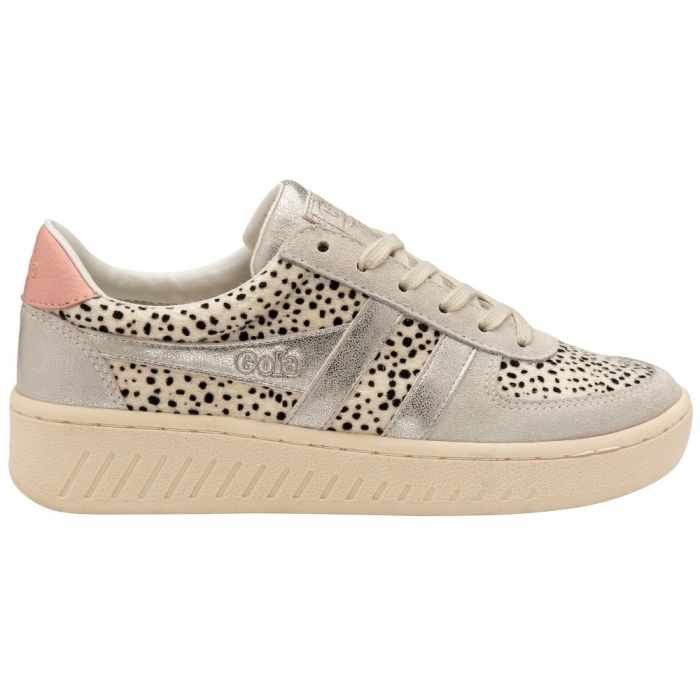 Gola Classics Women's Grandslam Mamba Sneakers - Cheetah/Silver