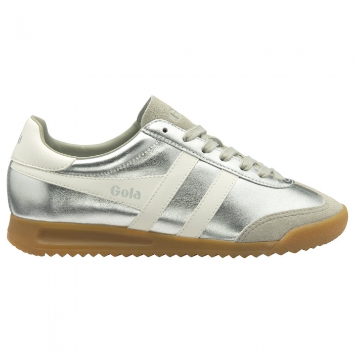Gola Classics Women's Torpedo Glimmer Sneakers - Silver/Off White