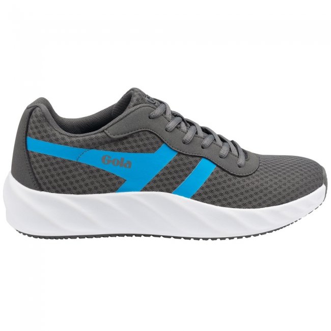 Gola Performance Men's Draken Sneakers - Charcoal/Process Blue