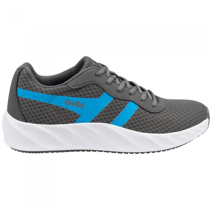 Gola Performance Men's Draken Sneakers - Charcoal/Process Blue