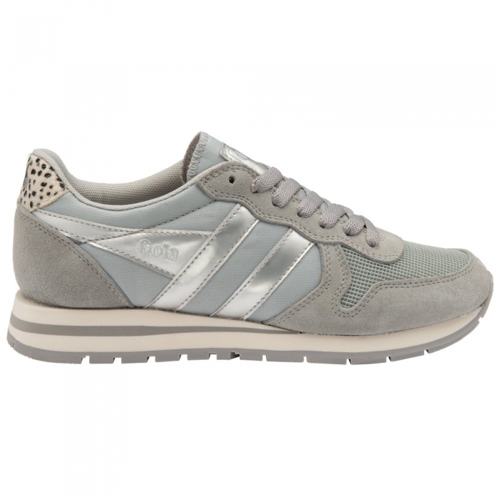Gola Classics Women's Daytona Jungle Sneakers - Light Grey/Cheetah