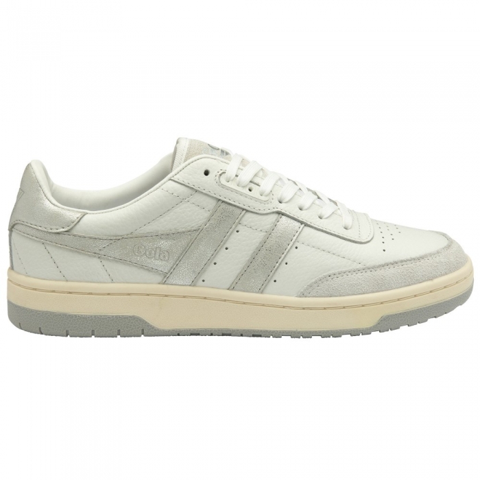 Gola Classics Women's Falcon Mirror Sneakers - White/Silver