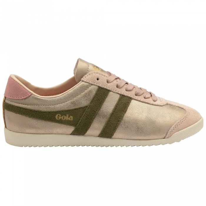 Gola Classics Women's Bullet Blaze Sneakers - Rose Gold/Khaki/Coral Pink