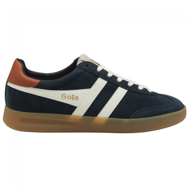 Gola Classics Men's Cyclone Sneakers - Navy/Off White/Moody Orange/Gum