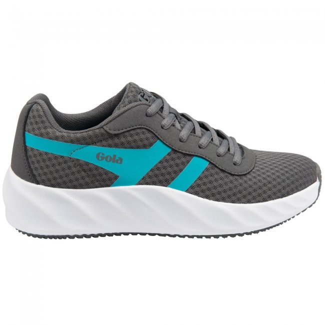 Gola Performance Women's Draken Sneakers - Charcoal/Teal