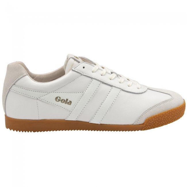 Gola Classics Men's Harrier 001 Sneakers - White/White/Gum