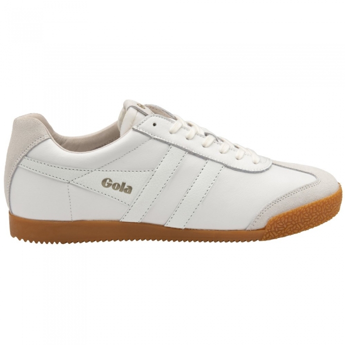 Gola Classics Men's Harrier 001 Sneakers - White/White/Gum