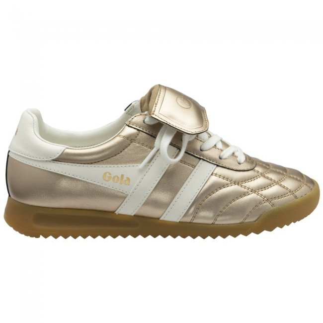 Gola Classics Women's Stadium '86 Sneakers - Gold/Off White