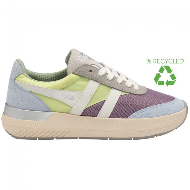 Gola Classics Women's Raven Sneakers - Lily/Patina Green/Ice Blue