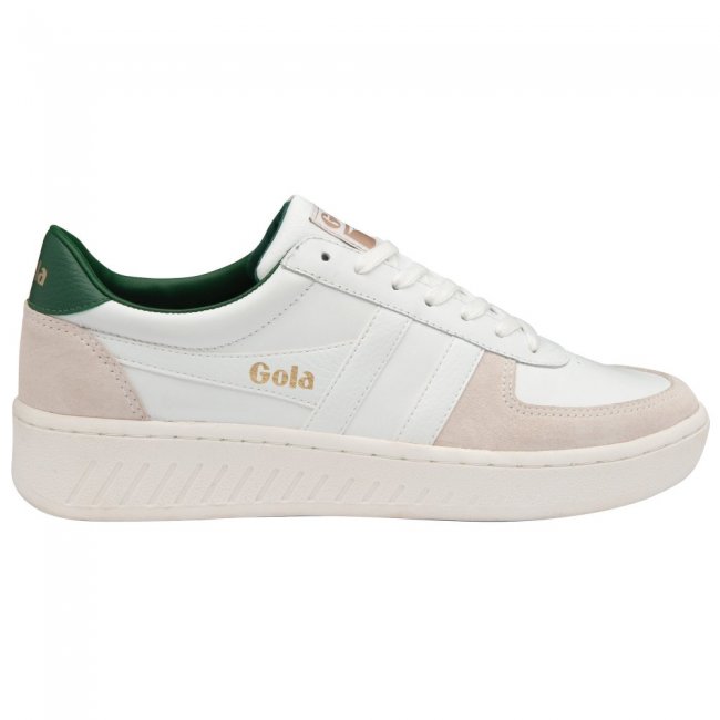 Gola Classics Men's Grandslam Classic Sneakers - White/White/Dark Green